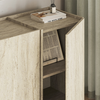 Μπουφές Dorma Mχρώμα travertine 180x45x80,2εκ.