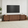 Έπιπλο τηλεόρασης Lowen χρώμα καρυδί milano 180x35x46,2εκ.