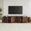 Έπιπλο τηλεόρασης Lowen χρώμα καρυδί milano 180x35x46,2εκ.
