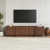 Έπιπλο τηλεόρασης Lowen χρώμα καρυδί milano 180x35x46,2εκ.