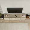 Έπιπλο τηλεόρασης Lowen χρώμα travertine 180x35x46,2εκ.