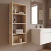 Ραφιέρα τοίχου Rafina χρώμα sapphire oak 40x15x90εκ.