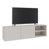 Έπιπλο τηλεόρασης επιτοίχιο Conrad χρώμα sandstone 140x35x38εκ.