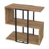 Τραπεζάκι βοηθητικό Homia χρώμα καρυδί Ud 56x25x56,5εκ.
