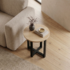 Τραπεζάκι βοηθητικό Mesa χρώμα sapphire oak Ø45x50εκ.