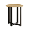 Τραπεζάκι βοηθητικό Mesa χρώμα sapphire oak Ø45x50εκ.