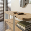 Κονσόλα Notus χρώμα sapphire oak 92x34,5x75εκ.