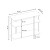 Κονσόλα Notus χρώμα sapphire oak 92x34,5x75εκ.