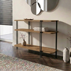 Κονσόλα Notus χρώμα καρυδί Ud 92x34,5x75εκ.