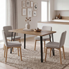 Τραπέζι Xana χρώμα sepet oak 120x70x77,5εκ.