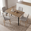 Τραπέζι Xana χρώμα sepet oak 120x70x77,5εκ.