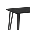 Τραπέζι Xana χρώμα black wood 120x70x77,5εκ.