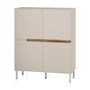 Μπουφές Arch χρώμα sandstone 98x40x120,5εκ.