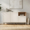 Μπουφές Cailin χρώμα sandstone - sepet oak 140x41,8x80εκ.