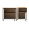 Μπουφές Cailin χρώμα sandstone - sepet oak 140x41,8x80εκ.