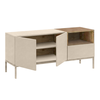 Έπιπλο τηλεόρασης Cailin χρώμα sandstone - sepet oak 140x41,8x55εκ.