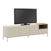Έπιπλο τηλεόρασης Cailin χρώμα sandstone - sepet oak 180x41,8x55εκ.