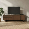 Έπιπλο τηλεόρασης Capri χρώμα καρυδί milano 180x45x55εκ.