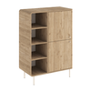Μπουφές Colia χρώμα sepet oak 85x44x120,4εκ.