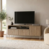 Έπιπλο τηλεόρασης Colia χρώμα sepet oak 140,3x34x55,7εκ.