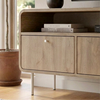 Έπιπλο τηλεόρασης Colia χρώμα sepet oak 140,3x34x55,7εκ.