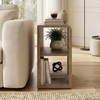 Τραπεζάκι βοηθητικό Colia χρώμα sepet oak 58x25x50εκ.