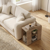 Τραπεζάκι βοηθητικό Colia χρώμα sepet oak 58x25x50εκ.
