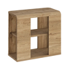 Τραπεζάκι βοηθητικό Colia χρώμα sepet oak 58x25x50εκ.
