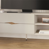 Έπιπλο τηλεόρασης Marquise χρώμα sandstone 150x35x56εκ.