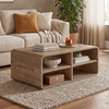 Τραπεζάκι σαλονιού Rovel χρώμα sepet oak 80,3x50x32,5εκ.