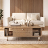 Τραπεζάκι σαλονιού Doro χρώμα sepet oak 100x60x34,6εκ.