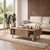 Τραπεζάκι σαλονιού Doro χρώμα sepet oak 100x60x34,6εκ.