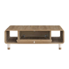 Τραπεζάκι σαλονιού Doro χρώμα sepet oak 100x60x34,6εκ.