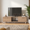 Έπιπλο τηλεόρασης Doro χρώμα sepet oak 150x34x41εκ.