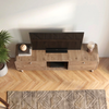 Έπιπλο τηλεόρασης Doro χρώμα sepet oak 150x34x41εκ.