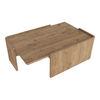 Τραπεζάκι σαλονιού Bora χρώμα sepet oak 82x52x28,5εκ.