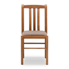 Καρέκλα τραπεζαρίας Derry από μασίφ ξύλο οξιάς χρώμα καρυδί 42x42x90εκ.