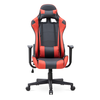 Καρέκλα γραφείου Gaming Alonso από τεχνόδερμα χρώμα κόκκινο - μαύρο 67x70x125/135 εκ.