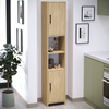 Ντουλάπι κουζίνας - μπάνιου Hobbes χρώμα sapphire oak 35x30x182,3εκ.