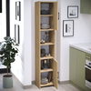 Ντουλάπι κουζίνας - μπάνιου Hobbes χρώμα sapphire oak 35x30x182,3εκ.