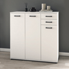 Παπουτσοθήκη - ντουλάπι Polly χρώμα λευκό 108x35x108εκ.