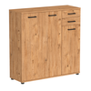 Παπουτσοθήκη - ντουλάπι Polly χρώμα pine oak 108x35x108εκ.