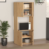 Ντουλάπα κουζίνας Armado χρώμα sapphire oak 60x32x140εκ.