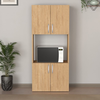 Ντουλάπα κουζίνας Armado χρώμα sapphire oak 60x32x140εκ.