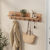 Κρεμάστρα τοίχου Kery χρώμα pine oak 91x11x20εκ.