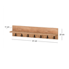 Κρεμάστρα τοίχου Kery χρώμα pine oak 91x11x20εκ.
