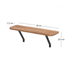 Ραφιέρα τοίχου Barca χρώμα pine oak 60x17,5x20,4εκ.