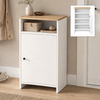 Παπουτσοθήκη - Ντουλάπι Talsa χρώμα λευκό - sapphire oak 50x35,3x86εκ.