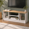 Έπιπλο τηλεόρασης Bahama χρώμα λευκό - sapphire oak 120x35x46,5εκ.