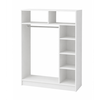 Open wardrobe - Dual entrance furniture white 120x40.3x150 cm